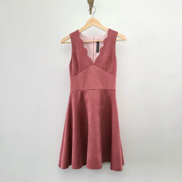 Design Lab faux suede dress, S - Picture 1 of 9